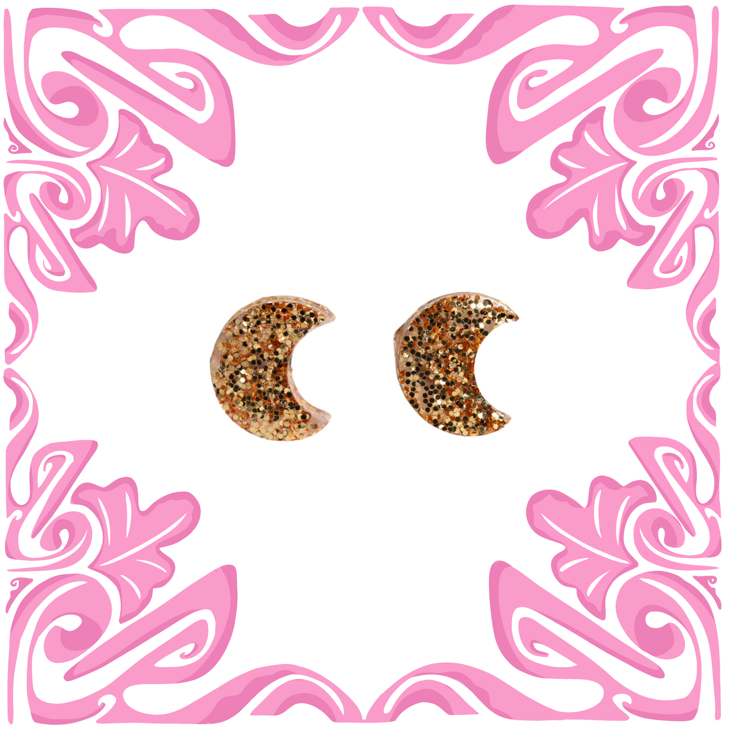 GOLD MOON EARRINGS