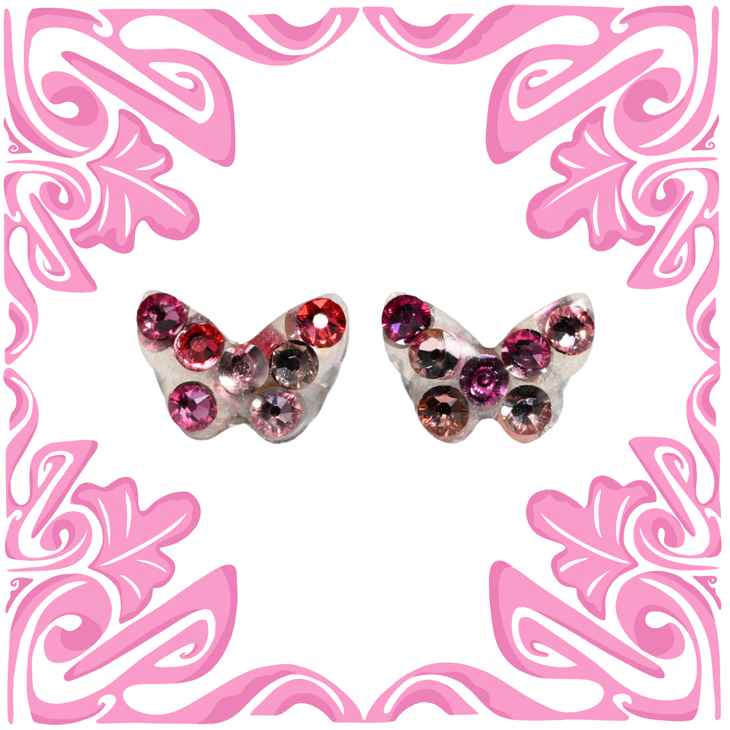 BUTTERFLY SWAROVSKI EARRINGS