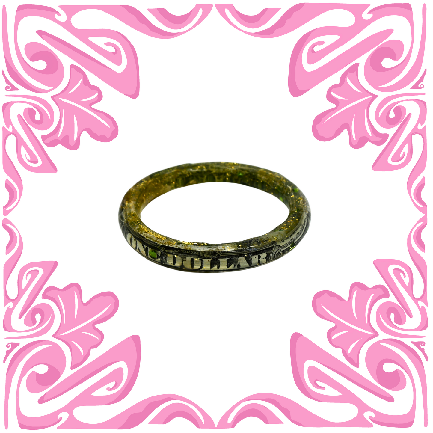"ONE DOLLAR" MONEY BRACELET