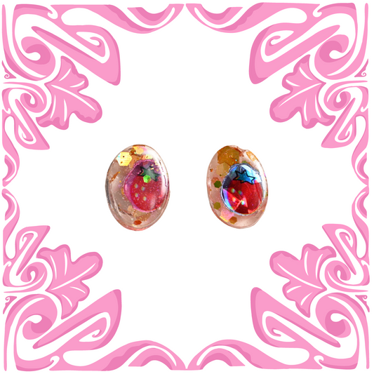 STRAWBERRY SHORTCAKE EARRINGS