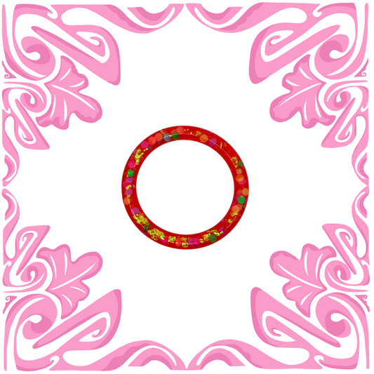 PINK CANDY GLITTER BRACELET