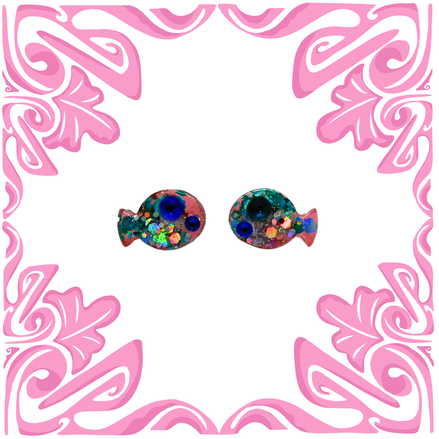 SWAROVSKI FISHY EARRINGS
