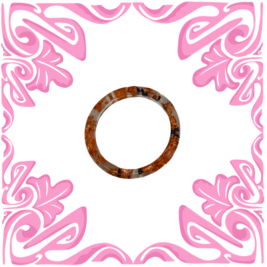 BRONZE & BLACK FOIL BRACELET