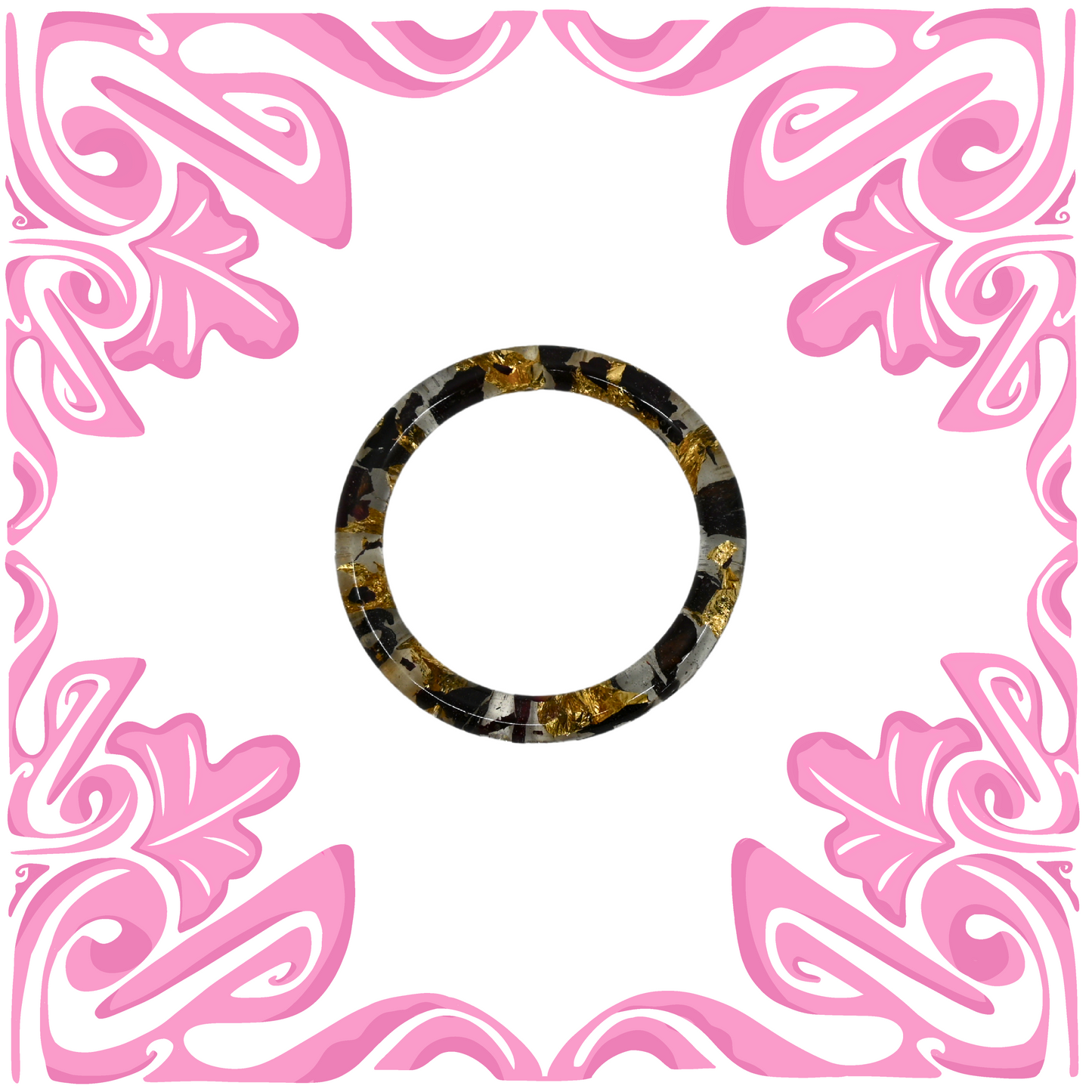 GOLD & BLACK FOIL BRACELET