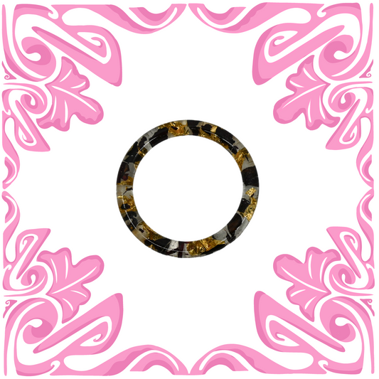 GOLD & BLACK FOIL BRACELET