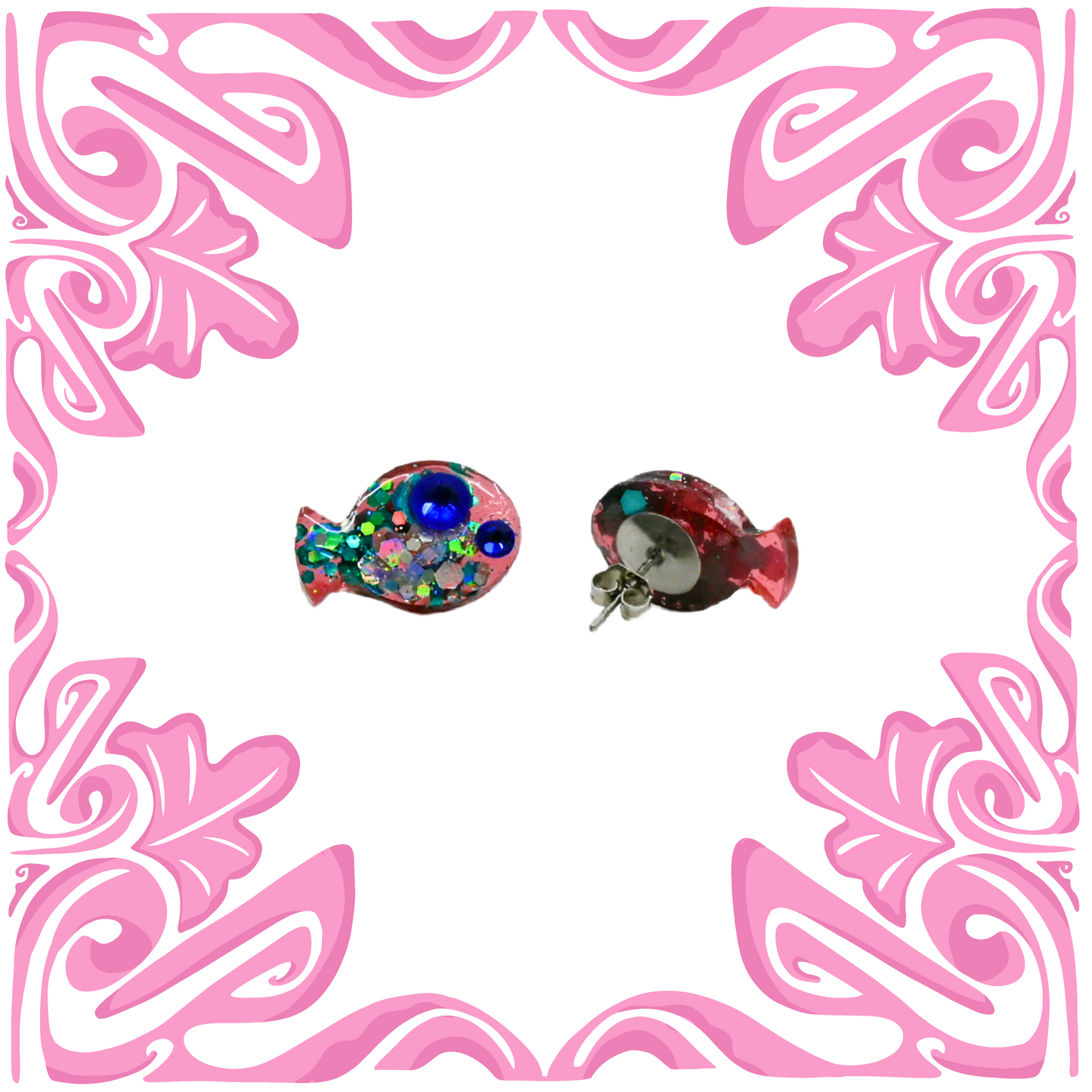 SWAROVSKI FISHY EARRINGS
